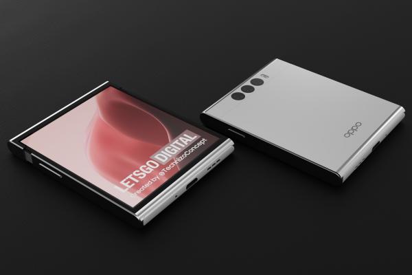OPPO înregistrează un nou brevet de design pentru un telefon rulabil și cu ecran extensibil pe verticală; Avem schițe + randări