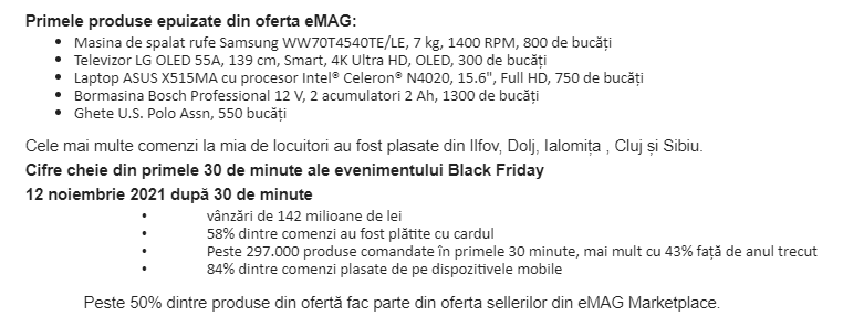 Black Friday 2021, Live Blogging Mobilissimo.ro; Reduceri și oferte eMAG, PC Garage, evoMAG, Cel.ro, Altex și alții.. - imaginea 321