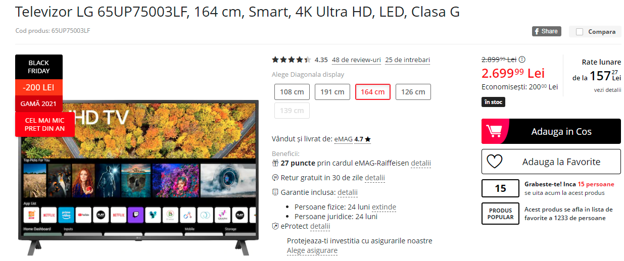 Black Friday 2021, Live Blogging Mobilissimo.ro; Reduceri și oferte eMAG, PC Garage, evoMAG, Cel.ro, Altex și alții.. - imaginea 362