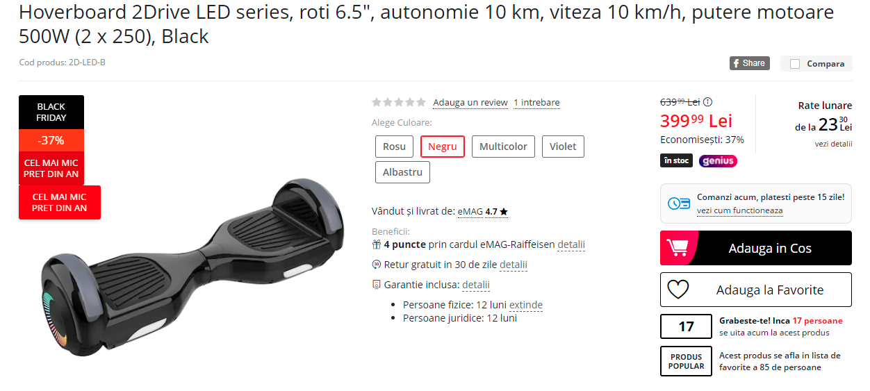 Black Friday 2021, Live Blogging Mobilissimo.ro; Reduceri și oferte eMAG, PC Garage, evoMAG, Cel.ro, Altex și alții.. - imaginea 443