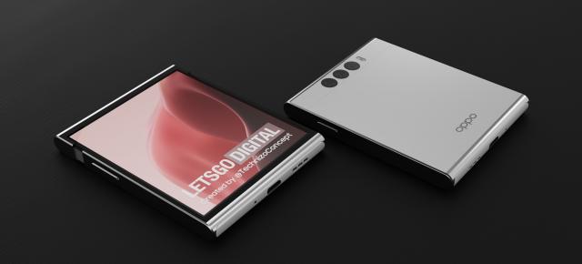 OPPO înregistrează un nou brevet de design pentru un telefon rulabil și cu ecran extensibil pe verticală; Avem schițe + randări