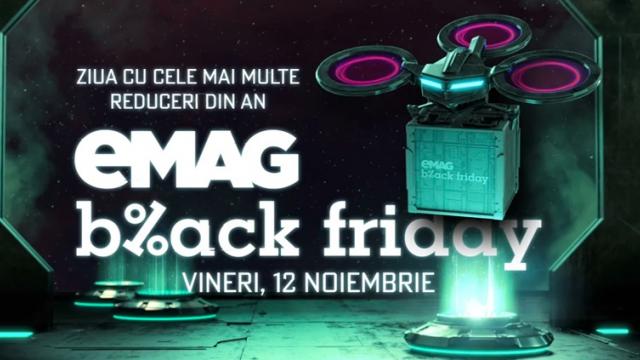 <b>Ce a pregătit eMAG de Black Friday 2021: reduceri de 330 milioane lei la 4,5 milioane de produse</b>Începutul săptămânii vine și cu vești despre cel mai așteptat eveniment de shopping al anului și anume Black Friday la eMAG. Retailerul a dezvăluit în urmă cu doar câteva momente ce a pregătit pentru această ediție cu numărul 