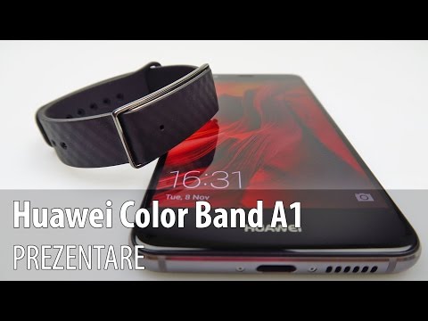 Huawei Color Band A1 Prezentare Video (Brățară fitness Huawei cu senzor UV)