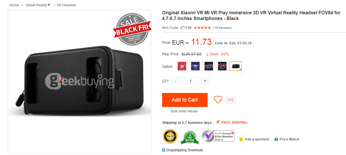 Black Friday made in China: iată cele mai bune oferte din 2016 ale Gearbest, Everbuying, TomTop și alți retaileri asiatici - imaginea 25