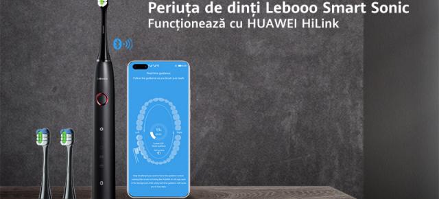 Huawei continuă extinderea portofoliului de produse prin lansarea lui Lebooo Smart Sonic - periuță de dinți electrică (încărcare wireless, 3 luni autonomie)