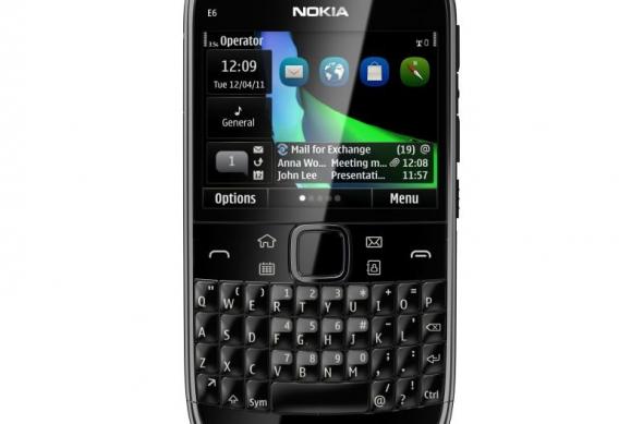 Nokia E6 anunțat oficial, un nou terminal business cu Symbian upgradat la bord (Video): nokiae6_black_front.jpg