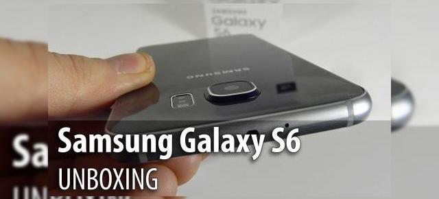 Samsung Galaxy S6 Unboxing: metalul şi sticla scoase din carton şi hârtie (Video)