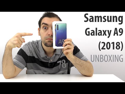 Samsung Galaxy A9 (2018) Video Unboxing în Limba Română (Telefon cu 4 camere spate și Super Slow Motion)