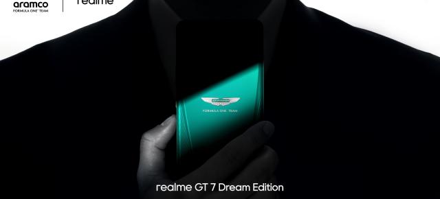 realme face echipă cu Aston Martin F1; GT 7 Dream Edition vine cu look de monopost și baterie de 7000 mAh