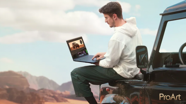 <b>Computex 2025: ASUS ProArt P16 este o stație AI în miniatură; Laptopul pentru creatori cu AI direct pe device</b>ASUS a deschis Computex cu mai multe noutăți, dar un laptop a furat scena: ProArt P16 (H7606). E flagship-ul seriei, cu un design elegant, carcasă din aluminiu mat negru, balama „stealth” și finisaj antiamprentă — arată bine 