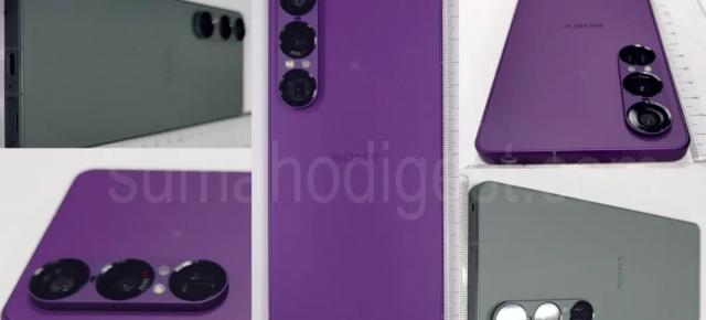 Sony Xperia 1 VII apare în imagini live; Trei variante de culoare și un design familiar, dar actualizat
