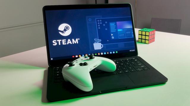 <b>Devin chromebook-urile dispozitive de gaming? Google spune că Steam sosește curând pe Chrome OS</b>Chromebook-urile sunt destul de populare la nivel internațional, însă nu și în România, unde tabletele și laptopurile domină în preferințele utilizatorilor. Cu toate acestea, Google îmbunătățește constant sistemul său de operare Chrome OS, iar tot mai
