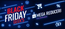 Geekmall va da startul campaniei de Black Friday 2021 mâine! Iată ofertele pregătite