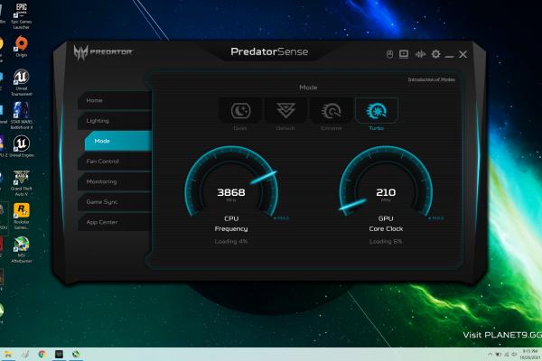Acer Predator Triton 500 SE - PredatorSense