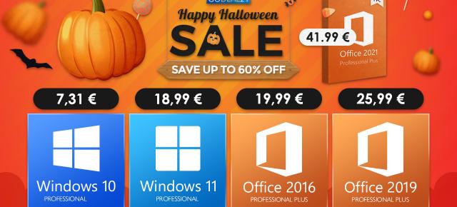 (P) De Halloween poți cumpăra o licență Windows 11 pentru doar 18.99 euro; Iată ofertele GoDeal24