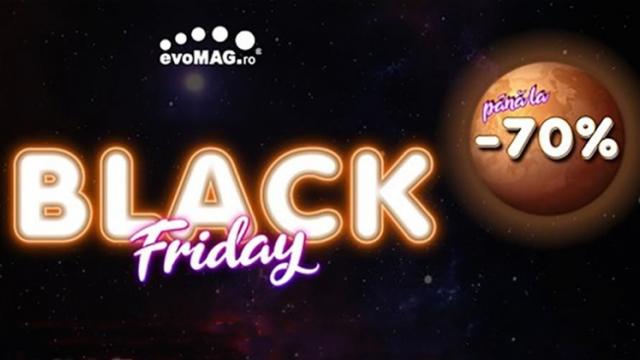 <b>evoMAG dă startul campaniei de Black Friday în această noapte, la 00:00; Iată primele oferte!</b>Deși tradițional organizată în luna noiembrie, campania de Black Friday începe încă din luna octombrie la câțiva retaileri de pe plan local. Este și cazul evoMAG, după cum aflăm prin intermediul site-ului BF.ro. Ni se pregătesc discount-uri de până la 70%