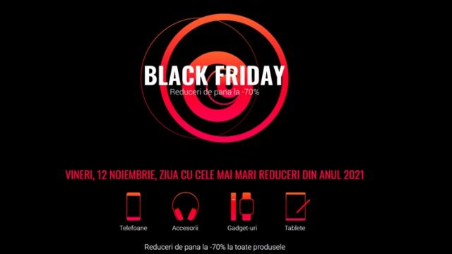 <b>Quickmobile organizează Black Friday 2021 pe 12 noiembrie, cu reduceri de până la 70%</b>Quickmobile se alătură retailerilor de la noi care ţin un eveniment de shopping cu reduceri în această lună. E vorba despre celebrul Black Friday 2021, care la acest retailer aduce reduceri de până la 70% şi se desfăşoară pe 12