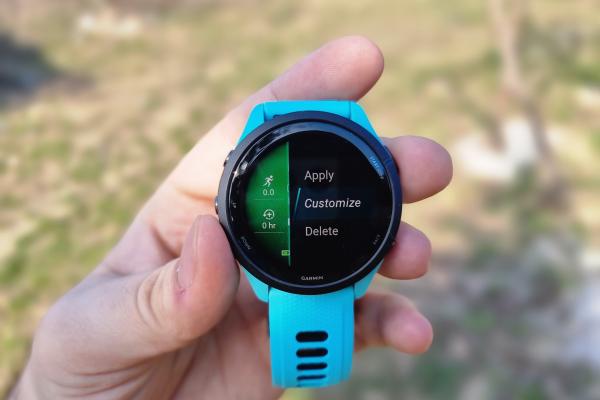 Garmin Forerunner 265 - Interfață, Watch Face