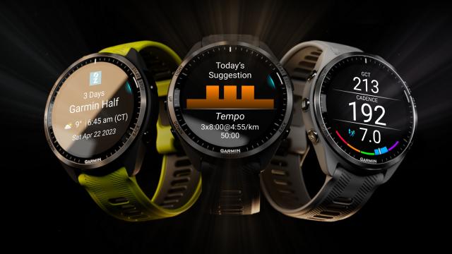 <b>Garmin lansează noile smartwatch-uri Forerunner 265 și Forerunner 965, cu display-uri AMOLED și tracking avansat pentru alergare</b>După câteva apariții în online sub formă de leak-uri, iată că astăzi noile ceasuri Garmin devin oficiale. Vorbim despre modelele Garmin Forerunner 265 și Forerunner 965, care se remarcă prin faptul că aduc panouri AMOLED 