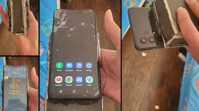 <b>Cineva a pus o baterie de 30.000 de mAh pe un telefon Samsung Galaxy A32 5G; Iată ce a ieşit</b>Mai ţineţi minte telefoanele iHunt cu baterii de 15.000 mAh? Dar cele Energizer de la MWC 2019 cu baterii de 18.000 mAh? Ei bine azi avem unul şi mai şi, un Samsung Galaxy A32 5G căruia i s-a ataşat o baterie de 30.000 mAh

