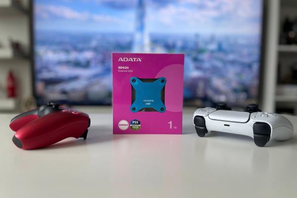 ADATA SD620 Review: SSD extern de 1 TB pentru consola ta PlayStation 5 sau Xbox Series S/X, accesibil și durabil