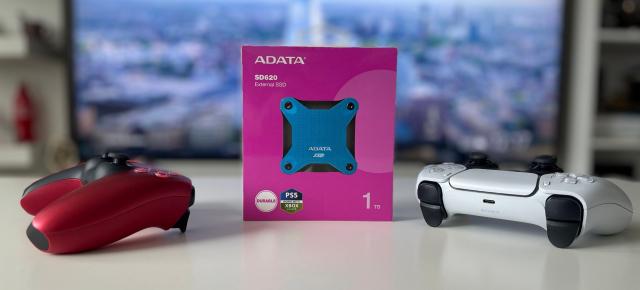 ADATA SD620 Review: SSD extern de 1 TB pentru consola ta PlayStation 5 sau Xbox Series S/X, accesibil și durabil