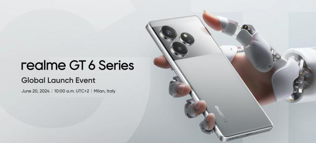 Noi detalii despre realme GT6 ajung online; Vine pe 20 iunie, cu baterie de 6000 mAh și încărcare la 100W