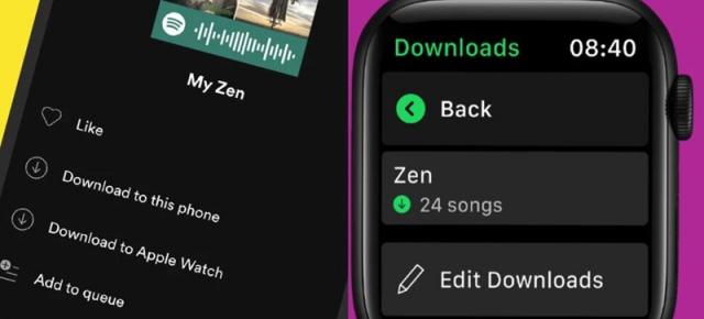 Spotify oferă acum streaming audio offline pe Apple Watch; Poți descărca melodii, playlist-uri și podcast-uri pe ceas