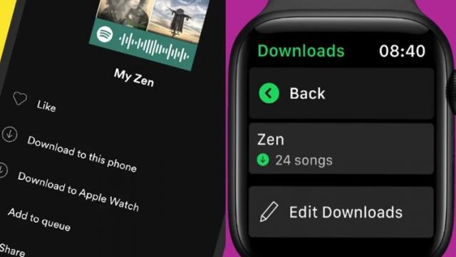 <b>Spotify oferă acum streaming audio offline pe Apple Watch; Poți descărca melodii, playlist-uri și podcast-uri pe ceas</b>Utilizatorii de ceasuri Apple Watch primesc din această săptămână o nouă funcționalitate și anume suportul pentru descărcarea melodiilor favorite de pe Spotify direct pe smartwatch. Astfel, odată cu această 