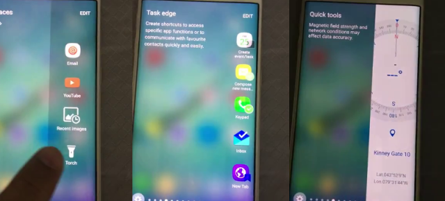 Android 6.0.1 vine la pachet cu funcţii extinse pentru muchiile curbate de pe modelele Samsung Galaxy Edge