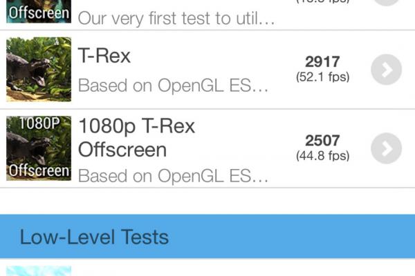 Apple iPhone 6 Plus - Benchmark-uri
