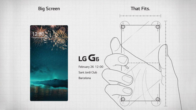 <b>LG trimite invitațiile de presă pentru lansarea lui G6; se face din nou aluzie la generosul display cu raport 18:9</b>Producătorul sud-coreean LG Electronics a început astăzi distribuirea invitațiilor pentru evenimentul din Barcelona programat pentru data de 26 februarie unde este așteptat debutul smartphone-ului G6. Imaginea asociată invitaței face din nou aluzie la