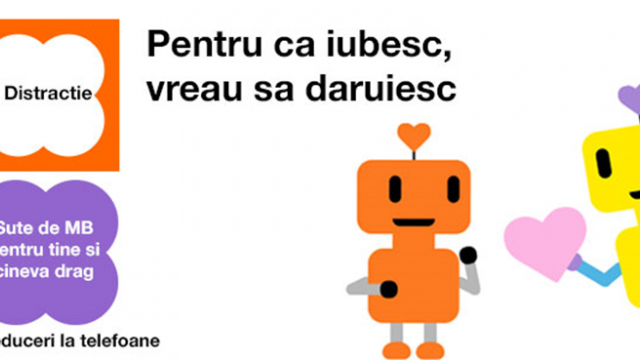 <b>Dragobiții de la Orange îți aduc internet bonus ție și persoanei dragi; iată cum puteți beneficia de ofertă!</b>Doar câteva zile rămase până la Ziua Îndrăgostiților și goana după cadouri pentru persoana iubită continuă. Cei de la Orange vin în ajutorul nostru cu ofere speciale și în plus și cu bonusuri de net pentru clienții actuali. Promoția operatorului are loc