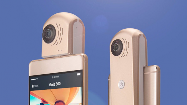 <b>HIGOLE GOLE360 este o cameră video ce filmează la 360 grade; vine sub forma unui gadget ce se conectează la smartphone și costă 99.99 dolari</b>Camerele video ce filmează la 360 grade sunt foarte scumpe, așa că achiziția unui asemenea gadget poate mânca serios din bugetul pe care îl avem. Din fericire, există companii de origine chineză ce produc asemenea gadget-uri la prețuri foarte bune cum 