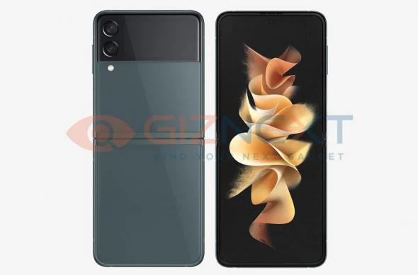 Samsung Galaxy Z Flip 3 - culori disponibile: DarkGrey_Slide_02.jpg