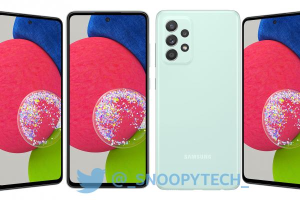 Samsung Galaxy A52s 5G - Leak randări