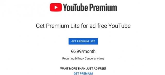 YouTube Premium Lite este un nou abonament care te scapă de reclamele din videoclipuri, la preț mai mic