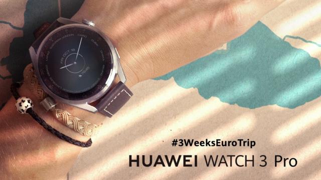 <b>Huawei Watch 3 Pro este testat timp de 21 de zile printr-o călătorie prin Europa; Iată cum puteți urmări progresul pe Instagram</b>Huawei Consumer BG ne anunță astăzi că a lansat o nouă provocare alături de doi influenceri internaționali pasionați de călătorie. Chiar în mijlocul sezonului de vară, timp de 21 de zile, Huawei Watch 3 Pro va fi testat printr-o călătorie de 21 de zile