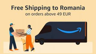 Amazon DE oferă livrare gratuită în România pentru orice comandă de minim 49 de euro!