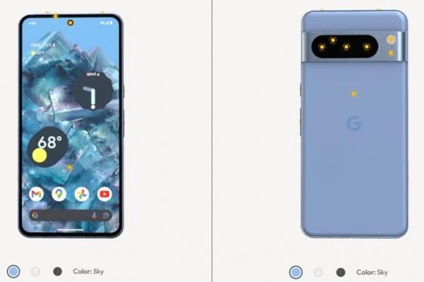 Google Pixel 8 Pro apare în randări 3D oficiale, înainte de debut; Design-ul este acum confirmat