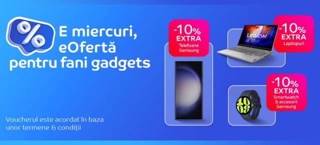 Smartphone-uri, smartwatch-uri și tablete Samsung, laptopuri și gadget-uri utile azi cu extra-discount la eMAG! Recomandări de achiziție Back to School