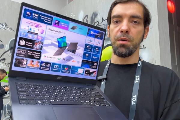 IFA 2024: Hands-on cu Acer TravelMate P6 14 AI - Un laptop business subțire și ușor, cu CPU Intel Core Ultra și funcții AI Copilot+