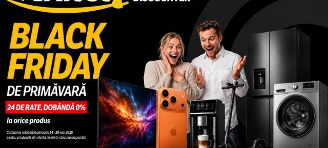 Flanco pornește Black Friday de primăvară pe 14 mai; Trotinete Xiaomi, televizoare QLED și aparate de aer condiționat intră în campanie
