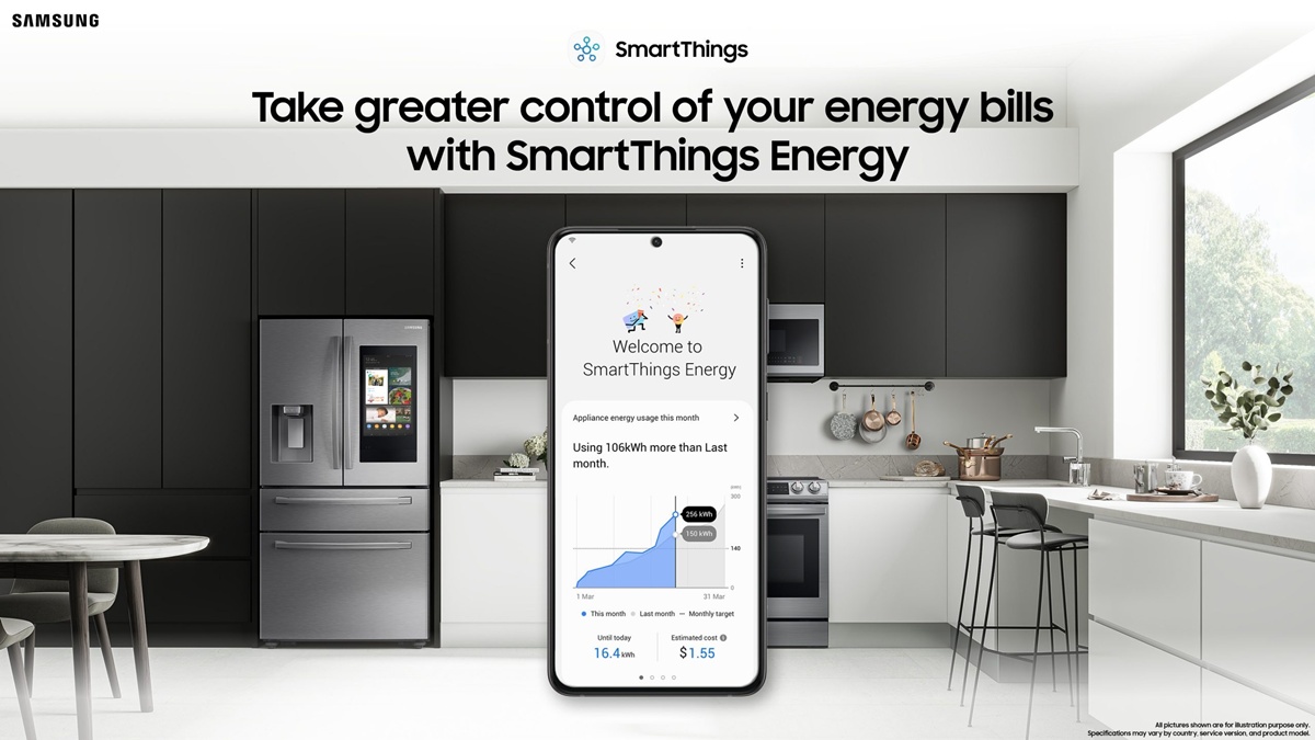Samsung adoptă noul cod UE pentru electrocasnice inteligente; SmartThings Energy va avea un rol mai important în gestionarea consumului
