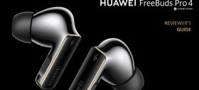 HUAWEI FreeBuds Pro 4: căști wireless cu sunet premium și anulare activă a zgomotului lansate oficial