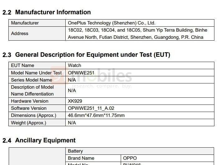 OnePlus Watch 3 - Certificare FCC: Watch-3-FCC-2.jpg