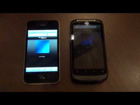 iPhone 4 versus HTC Desire S - Test Browsermark @ iMeetup 2011