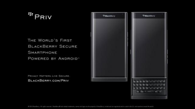 <b>BlackBerry Priv, primul BlackBerry cu Android disponibil la comandă în SUA, Marea britanie şi Canada, la preţul de 699 de dolari</b>Tocmai s-a dat startul la precomenzile pentru BlackBerry Priv, primul smartphone cu Android al celor de la BlackBerry, care costă 699 de dolari. După ce handsetul a trecut mai degrabă printr-o serie de prezentări dec&acirc;t printr-un anunţ oficial...